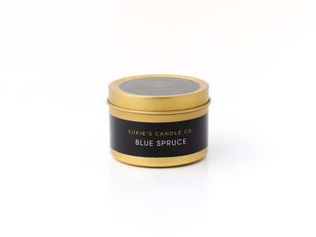 Blue Spruce 100% Pure Soy Travel Size Candle Online Hot Sale