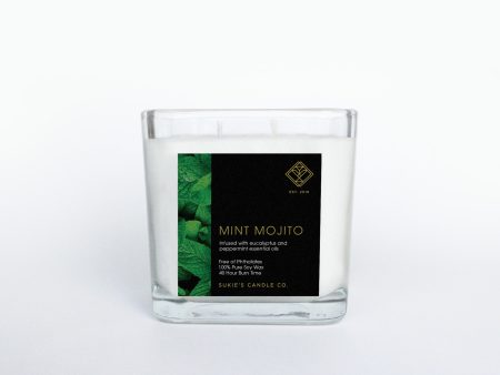 Mint Mojito 100% Pure Soy Double Wick Candle Online Sale