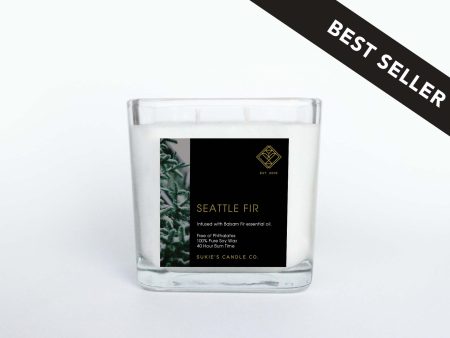 Seattle Fir 100% Pure Soy Double Wick Candle Discount