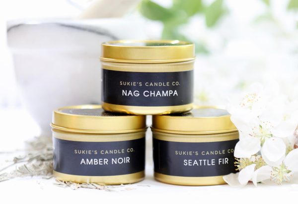 Seattle Fir 100% Pure Soy Travel Size Candle Online now