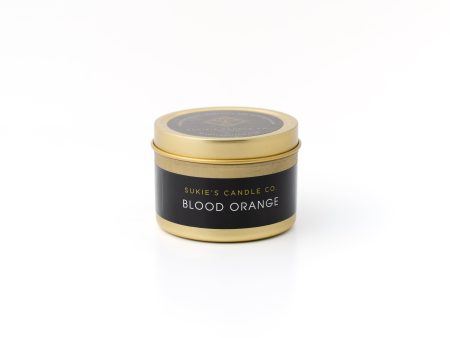 Blood Orange 100% Pure Soy Travel Size Candle For Discount