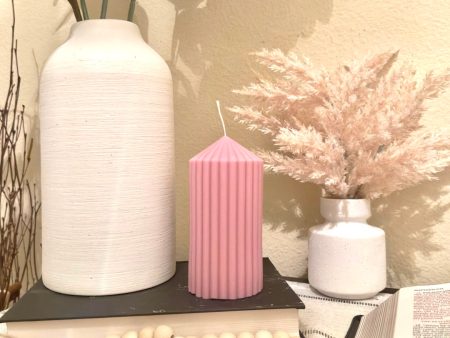 Fruity Scented - Soy Wax Pillars (Neutral Colors) Online now