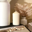 Floral Scented - Soy Wax Pillars (Neutral Colors) Online now