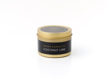 Coconut Lime 100% Pure Soy Travel Size Candle Online Sale