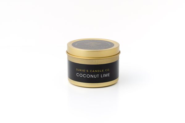 Coconut Lime 100% Pure Soy Travel Size Candle Online Sale