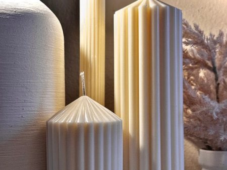 Unscented Pillar Candle Bundle For Sale