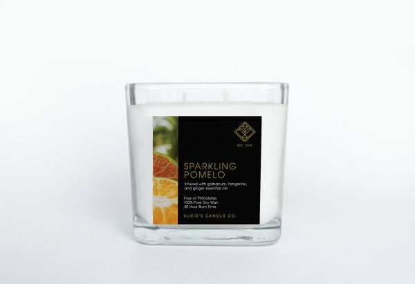 Sparkling Pomelo 100% Pure Soy Double Wick Candle Online Hot Sale