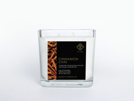 Cinnamon Chai 100% Pure Soy Double Wick Candle Online Sale