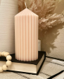 Floral Scented - Soy Wax Pillars (Neutral Colors) Online now