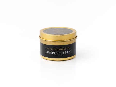 Grapefruit Mint 100% Pure Soy Travel Size Candle Fashion