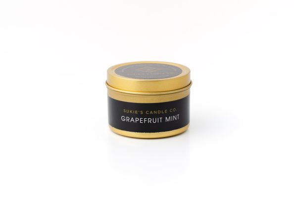 Grapefruit Mint 100% Pure Soy Travel Size Candle Fashion