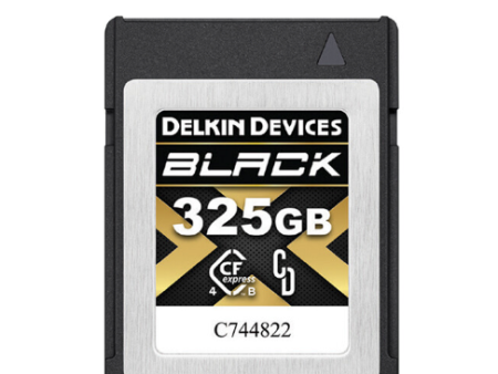 Delkin 325GB BLACK CFeB Card + Reader (Bundle) Online Hot Sale