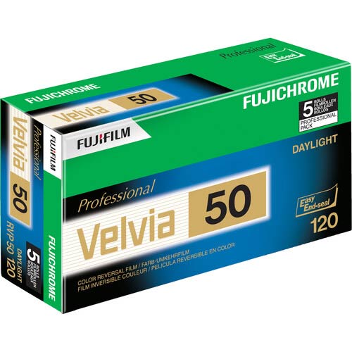 FUJIFILM Fujichrome Velvia 50 120 -Single Roll For Sale