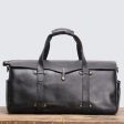 Vintage Leather Duffle Bag Mens Leather Weekender Online now