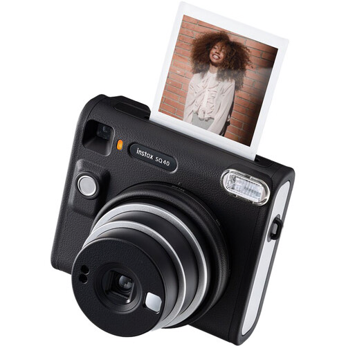 FUJIFILM INSTAX SQUARE SQ40 Instant Film Camera (Black) Supply