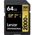 Lexar Pro 2000x 64GB UHS-II SDXC For Cheap