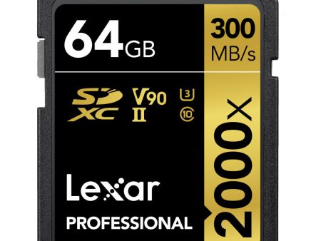 Lexar Pro 2000x 64GB UHS-II SDXC For Cheap