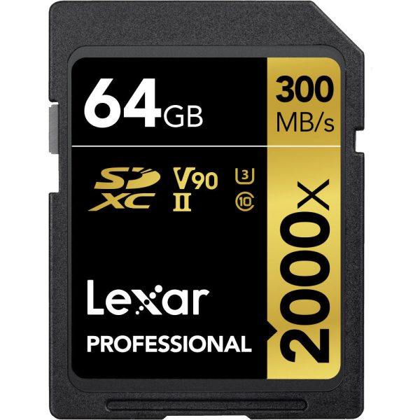 Lexar Pro 2000x 64GB UHS-II SDXC For Cheap