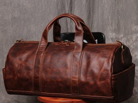 Woosir Cowhide Duffle Bag 21  For Sale