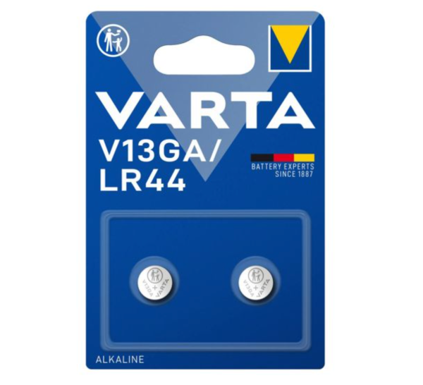 Varta V13GA LR44 Alkaline Battery 2 PACK on Sale