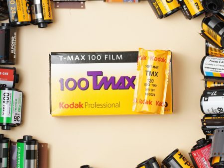 Kodak TMax 100 120 Medium Format Fine Grain B&W Film Sale