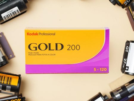 Kodak Gold 200 120 Everyday Color Film (Single roll) Fashion