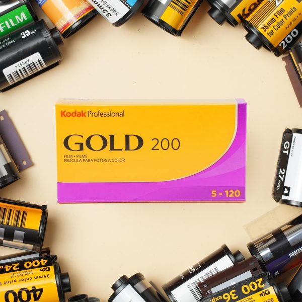 Kodak Gold 200 120 Everyday Color Film (Single roll) Fashion