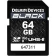 Delkin Rugged Black SD UHS-II v90 64 GB Online Hot Sale