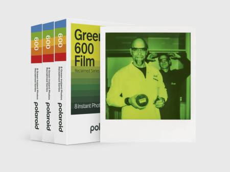 Polaroid 600 Green Film - Reclaimed Series Hot on Sale