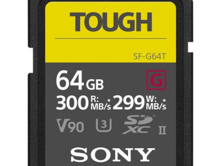 Sony 64GB SF-G TOUGH Series UHS-II SDXC Memory Card Online Sale