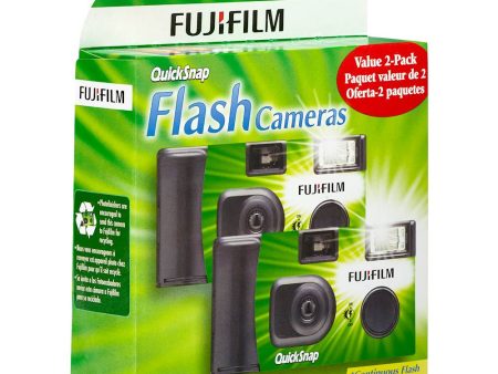 FUJIFILM Quicksnap 400 ISO 35mm X 27 exp - 2 PACK - DISPOSABLE CAMERA Supply