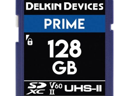 Delkin Devices 128GB Prime UHS-II SDXC Memory Card For Discount