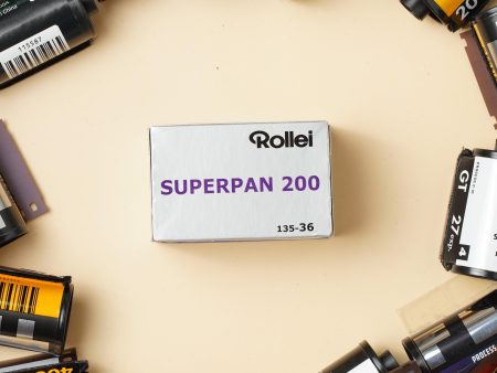 Rollei Superpan 200 35mm Fine-Grain B&W Film (expired 2018) Online Hot Sale