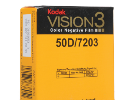 Kodak VISION3 50D Super 8mm Color Negative Film (50 ft.  #5203 720)3 Supply