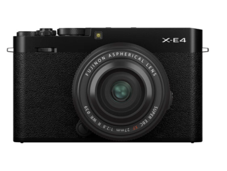 FUJIFILM X-E4 Body with XF 27mm F2.8 R WR Lens, Black Hot on Sale