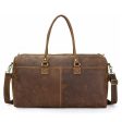 Brown Leather Duffle Bag Vintage Online Hot Sale