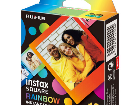 FUJIFILM Instax Square Black Instant Film, 10 Pack Online Sale