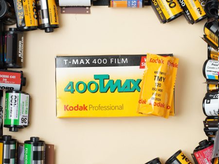 Kodak TMax 400 120 Medium Format Versatile B&W Film Discount