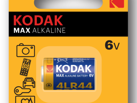 Kodak Max Super Alkaline 4LR44 28A 6v Battery Online