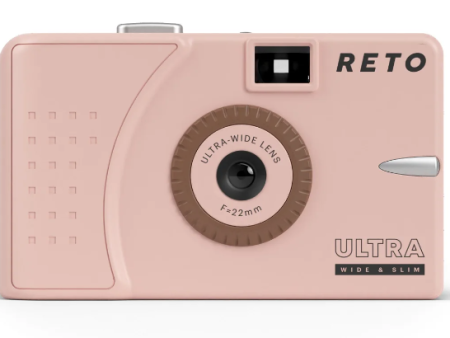 Reto Project Ultra-Wide & Slim 35mm Film Camera (Pink) Fashion