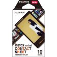 FUJIFILM Instax Mini Instant Film, 10 Pack Sheets (various styles) Online Sale