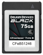 Delkin Devices 75GB BLACK CFexpress Type B Memory Card (1725 MB s READ, 1240 MB s WRITE) For Sale