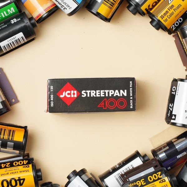 JCH Streetpan 400 120 Medium Format High-Contrast B&W Film Hot on Sale