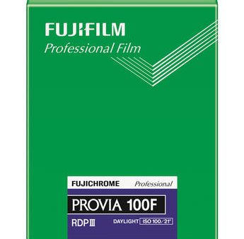 FUJIFILM Fujichrome Provia 100F Professional RDP-III Color Transparency Film (4 x 5 , 20 Sheets) Discount