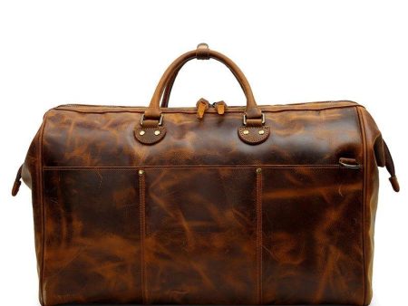 Woosir Men Large Leather Travel Bag Sale