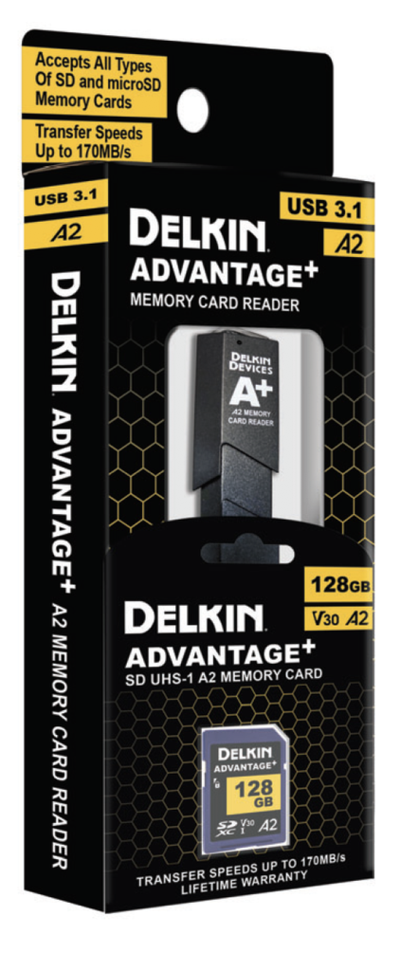 Delkin Advantage A2 Memory Card Reader Online now