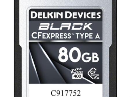 Delkin Devices 80GB BLACK CFexpress Type A Memory Card Hot on Sale