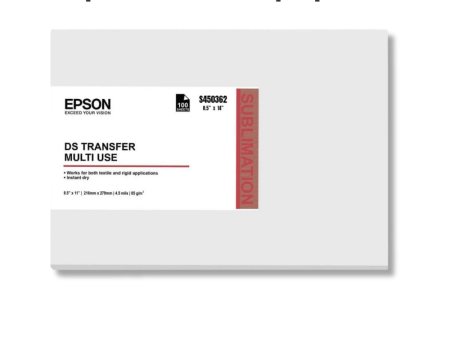 Epson DS Transfer Multi-Use Paper 8.5 X11  - 100 Sheets For Cheap