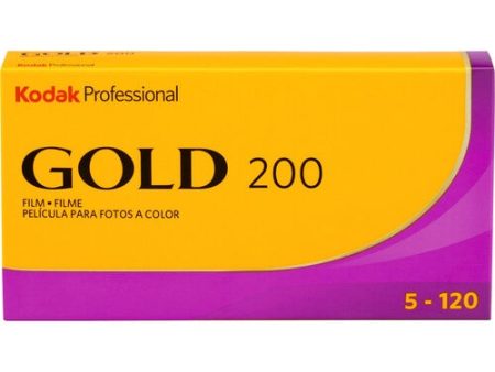 Kodak Gold 200 Color Negative Film 120 -Single Roll Hot on Sale