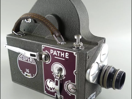 Rare Pathé Super 16 Turret Movie Camera with Angénieux 1.4 25mm Lens (Type S41) - For Parts or Repair Cheap